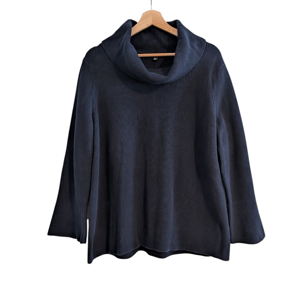 Talbots Cotton Modal Blend Cowl Neck Sweater